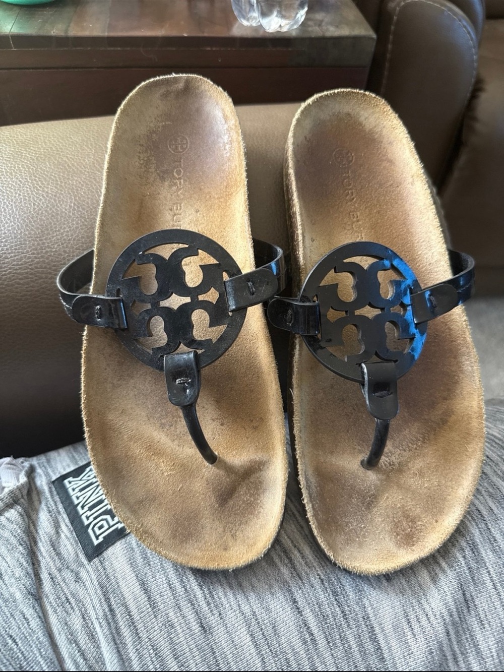 Tory Burch Black Miller Sandals for Women
